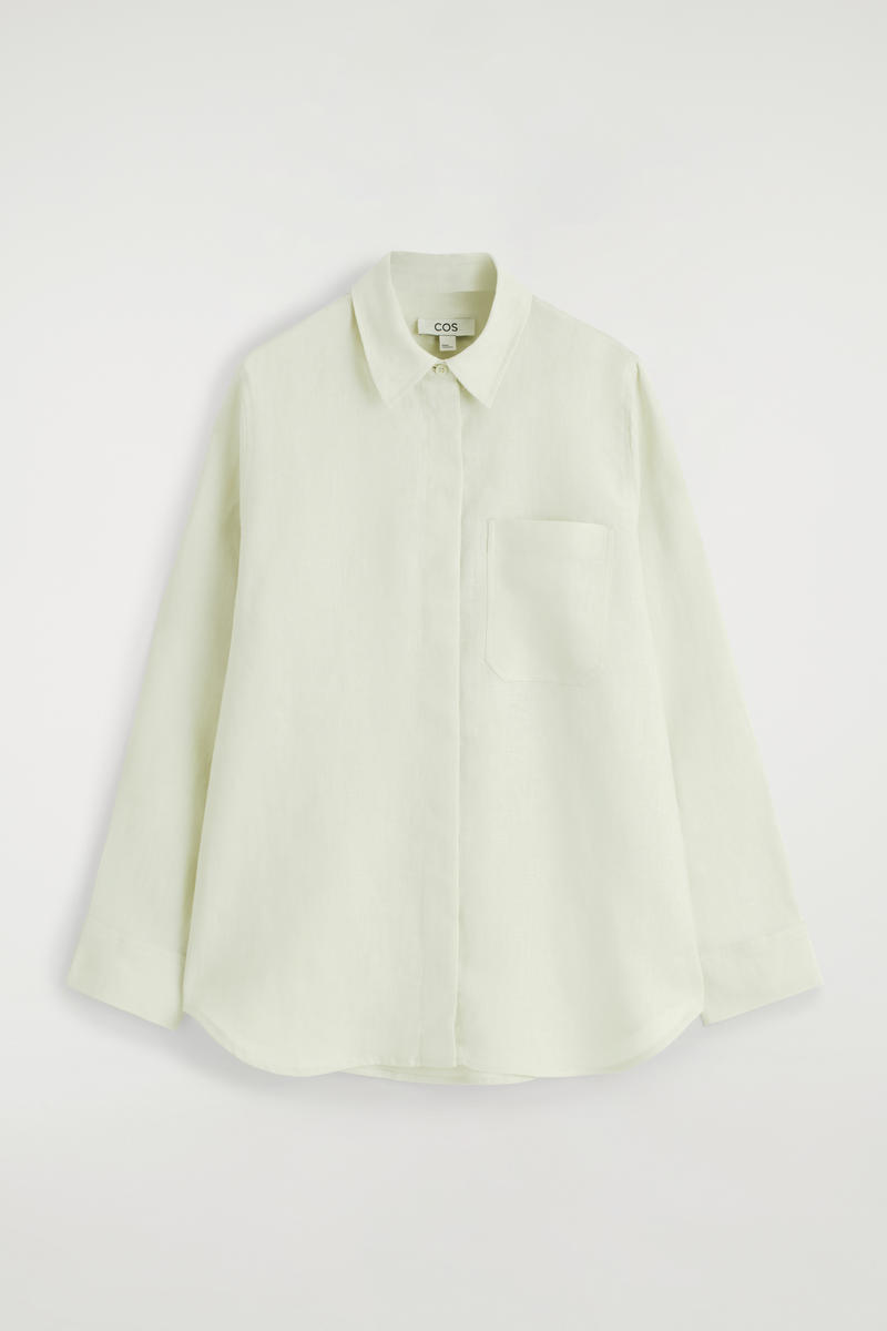 Cos Chemise Oversize En Lin