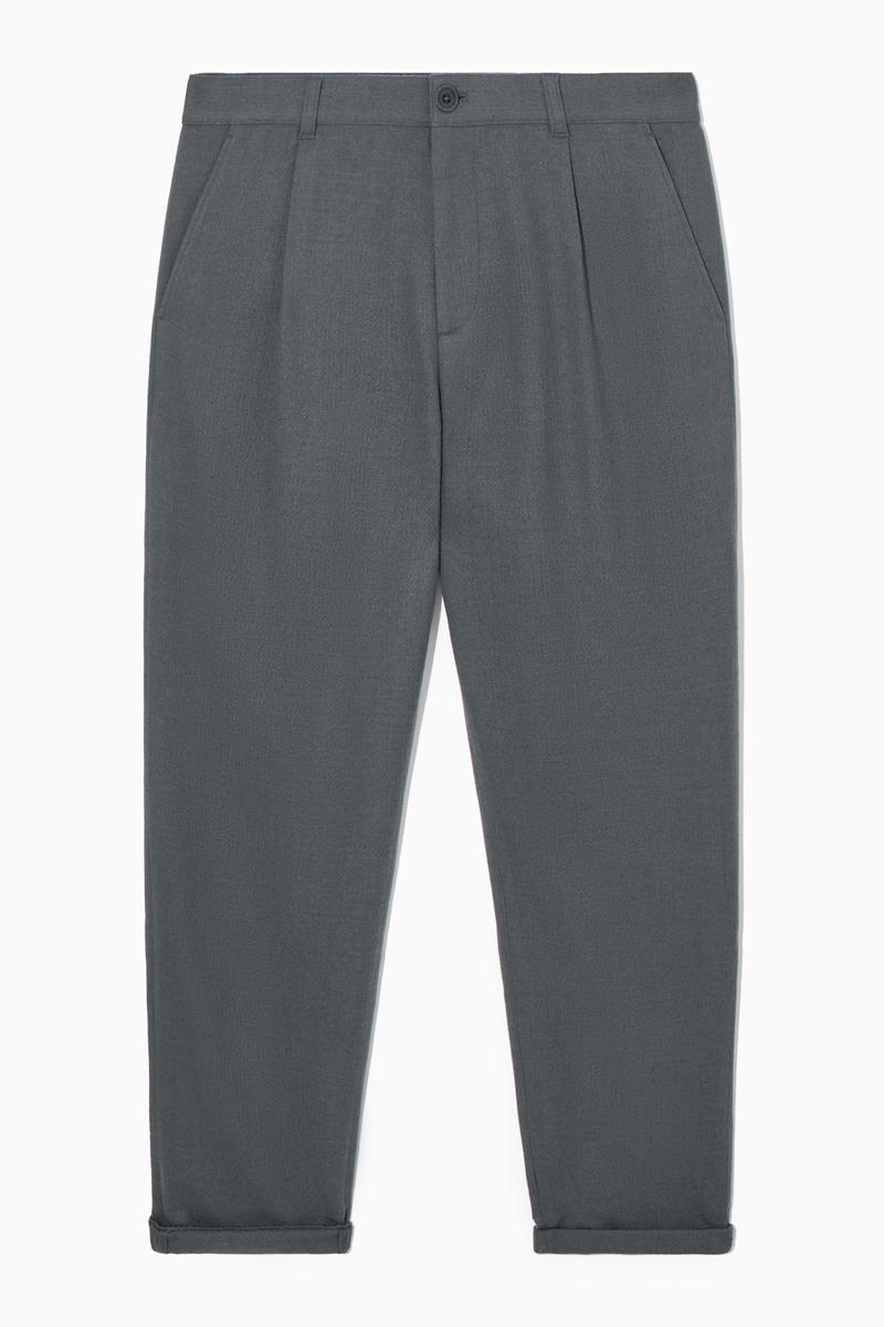 Tapered Wool Chinos