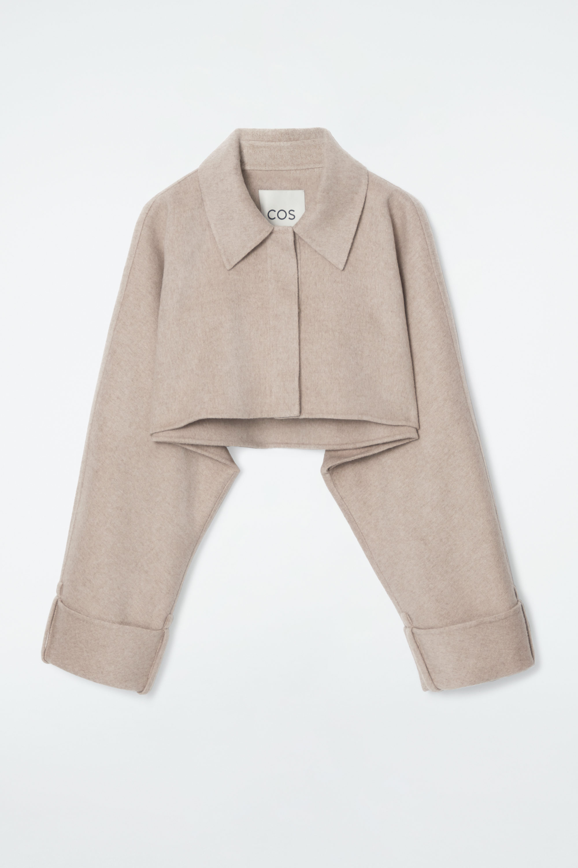 ZARA LIMITED EDITION 100% WOOL CROPPED JACKET BLACK FW24/25