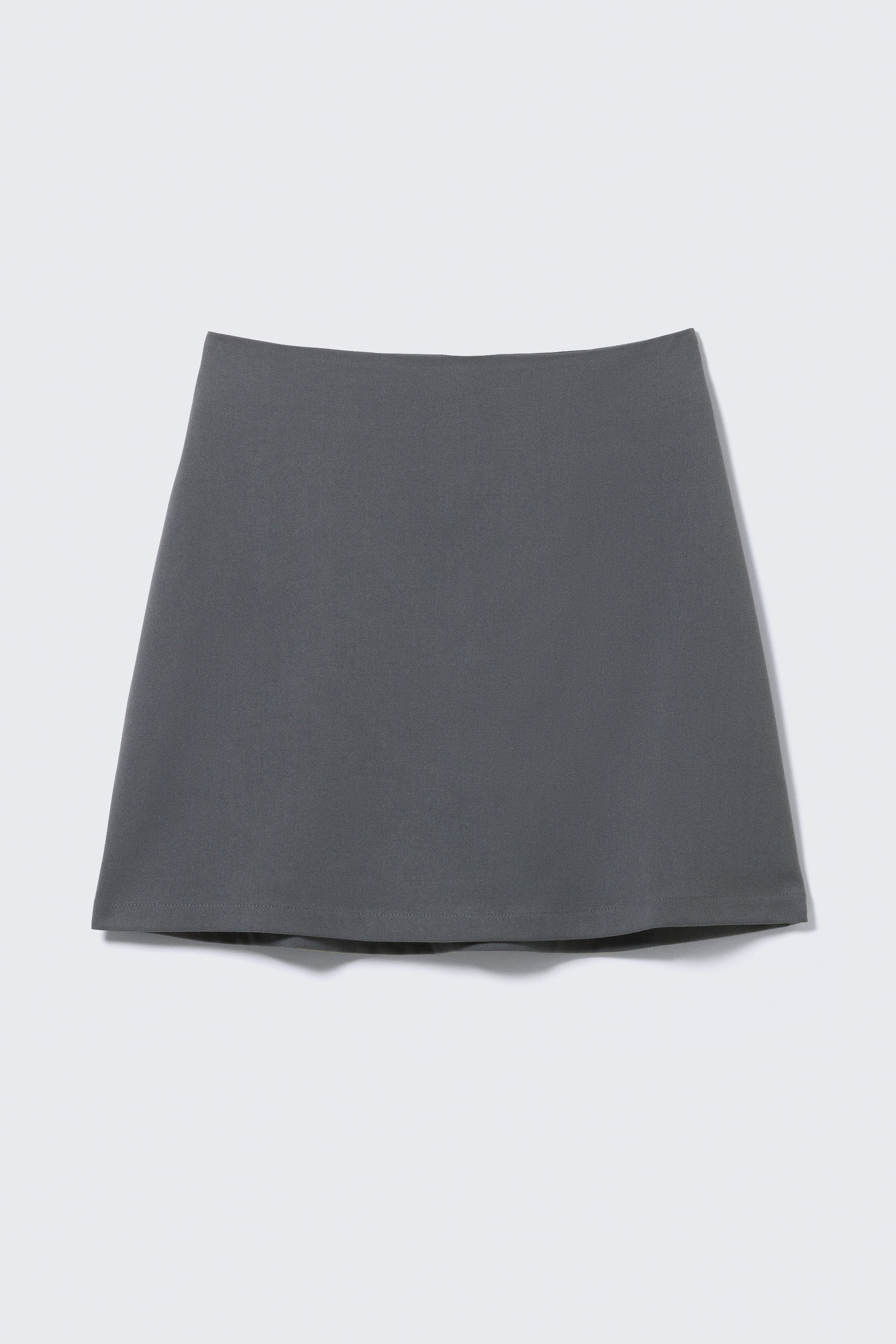 スカート Andmary Holly mini skirt gray M a-line mini skirt - Dark Grey | Monki GB