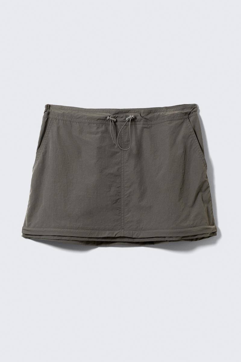 Konvertibel cargo-kjol i nylon