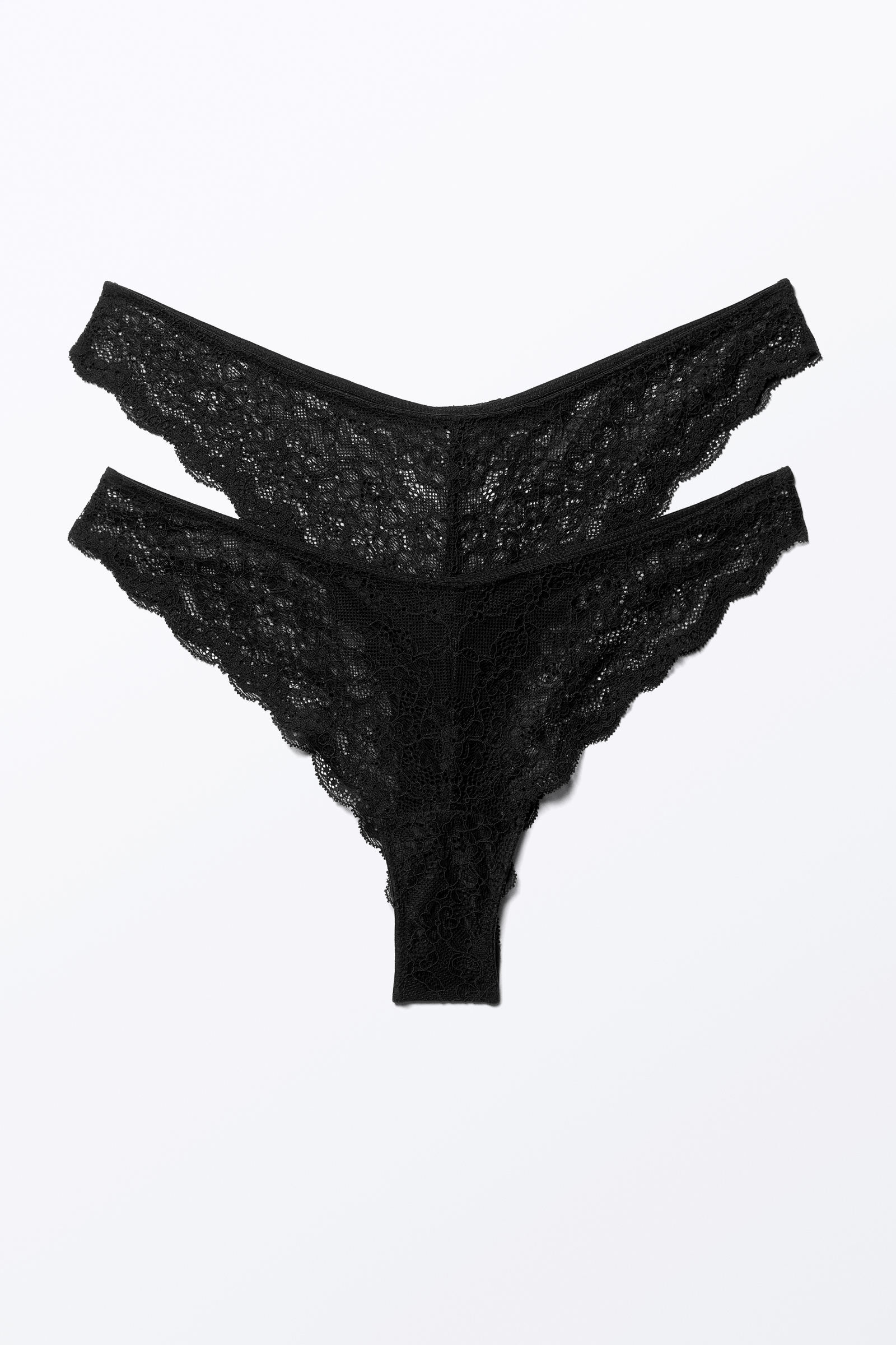 2-pack Lacey Lace Brazilian Briefs