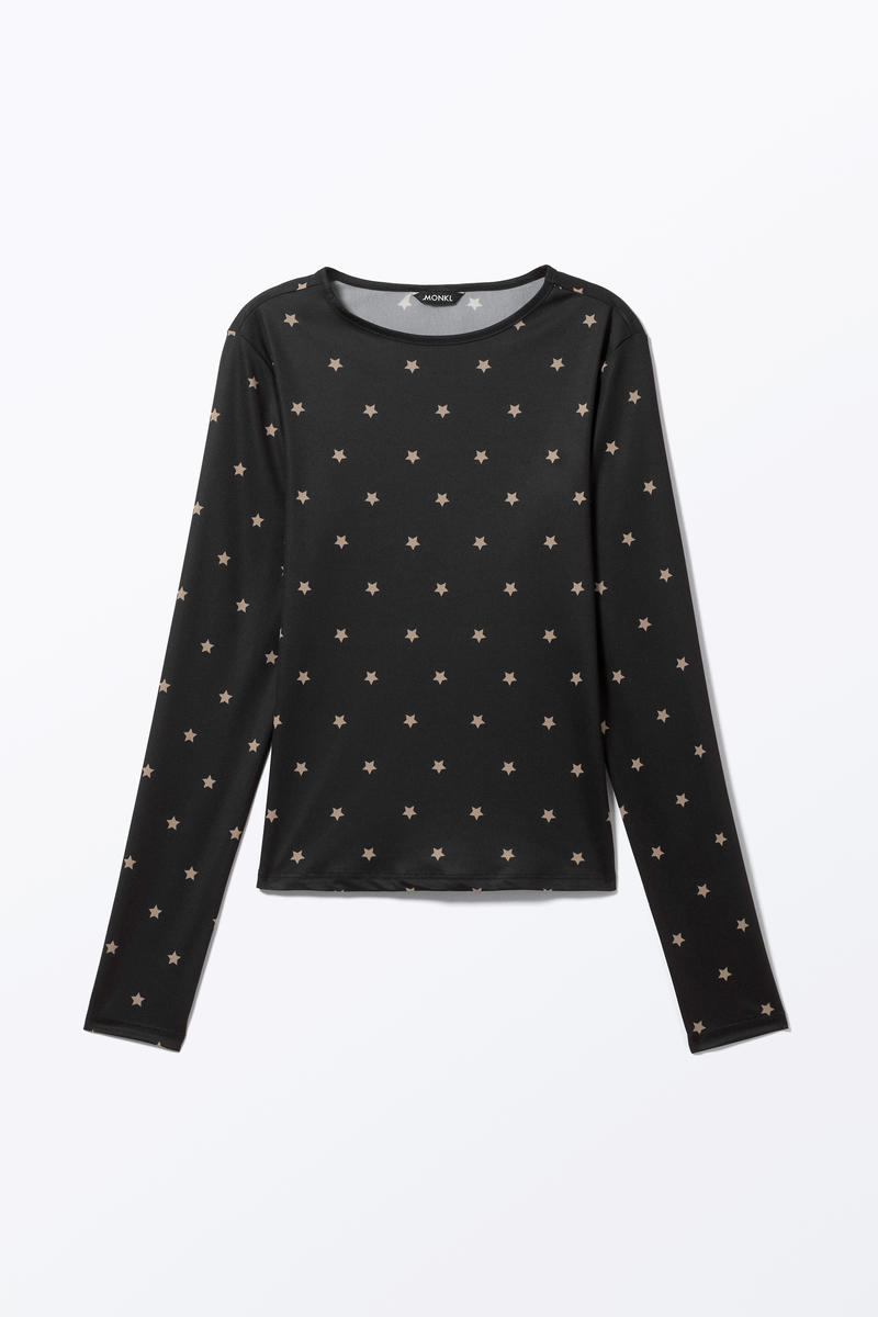 Smal långärmad topp