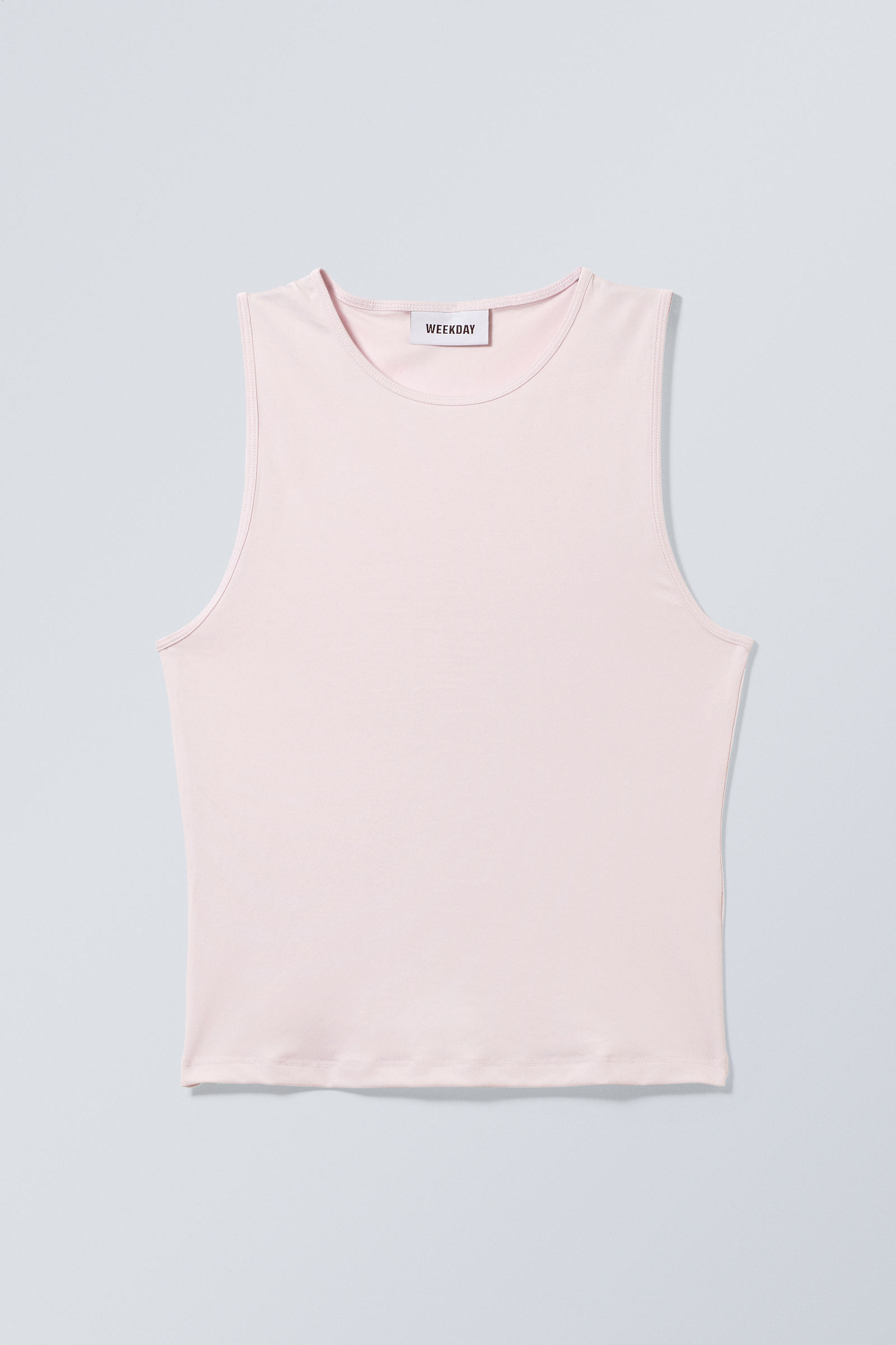 #DAD1DD - Fine Fitted Tank Top - 1