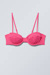Pink - Low Wire Bikini Top - 0
