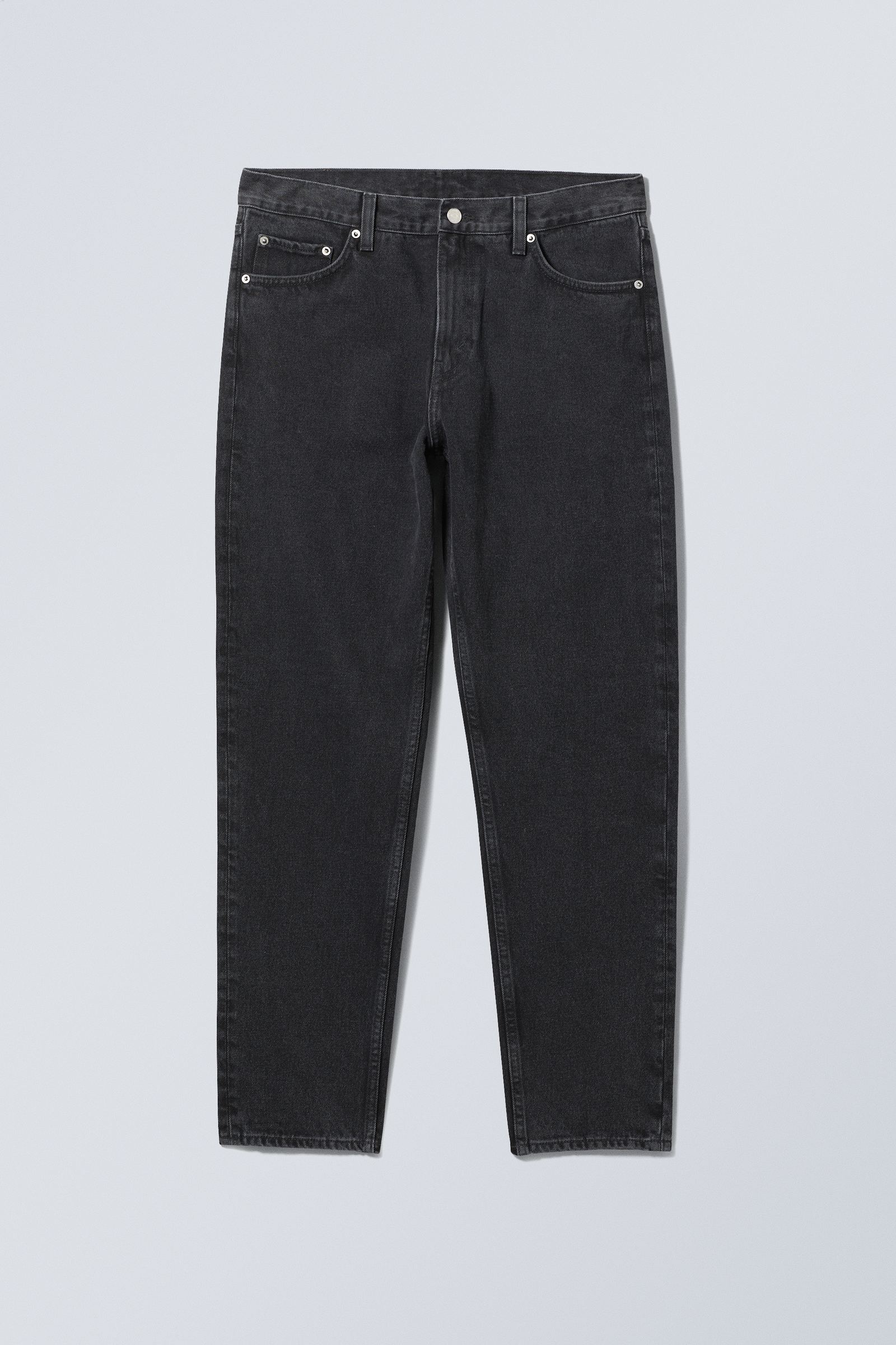Tuned Black - Barrel Relaxed Tapered Jeans - 5