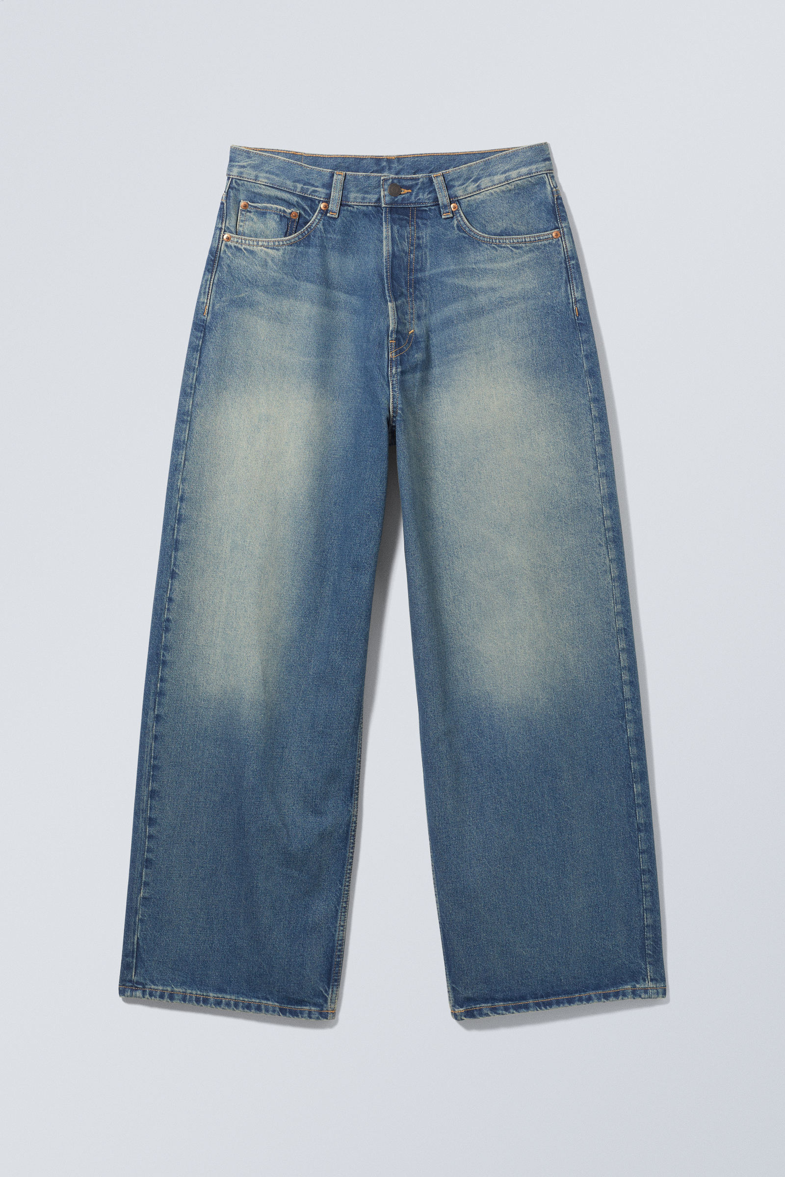 Jackpot Blue - Astro Loose Baggy Jeans - 1
