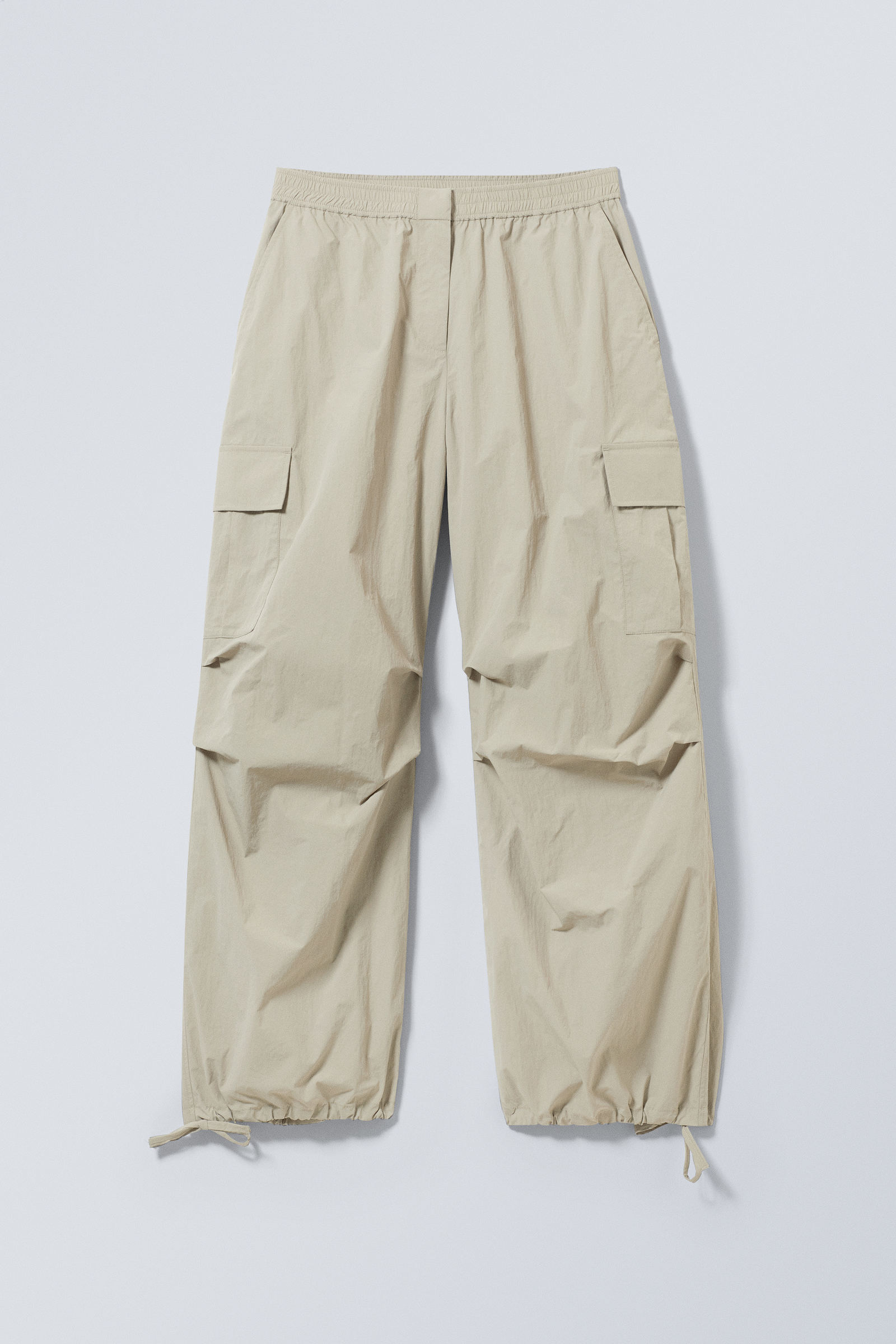 #9A9387 - Nila Parachute Trousers - 1