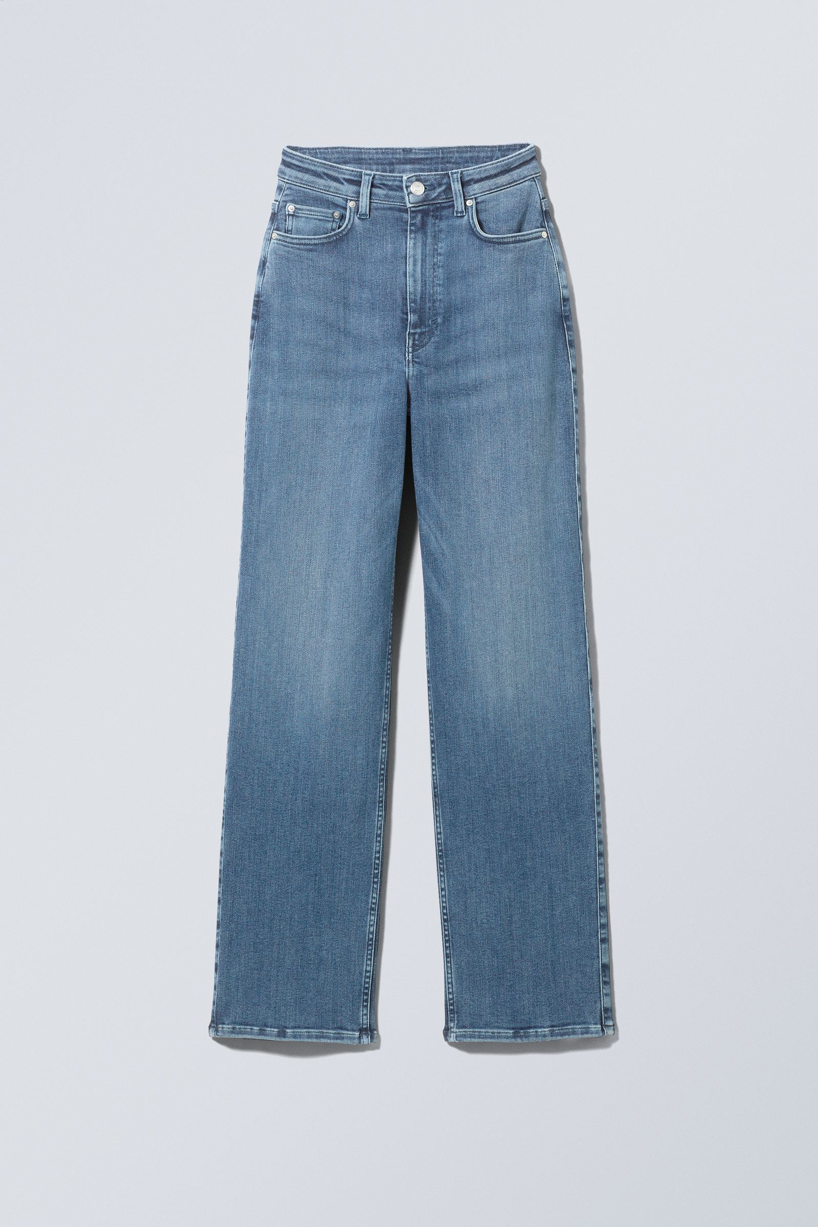 #79829D - Rowe Curve High Straight Jeans - 1