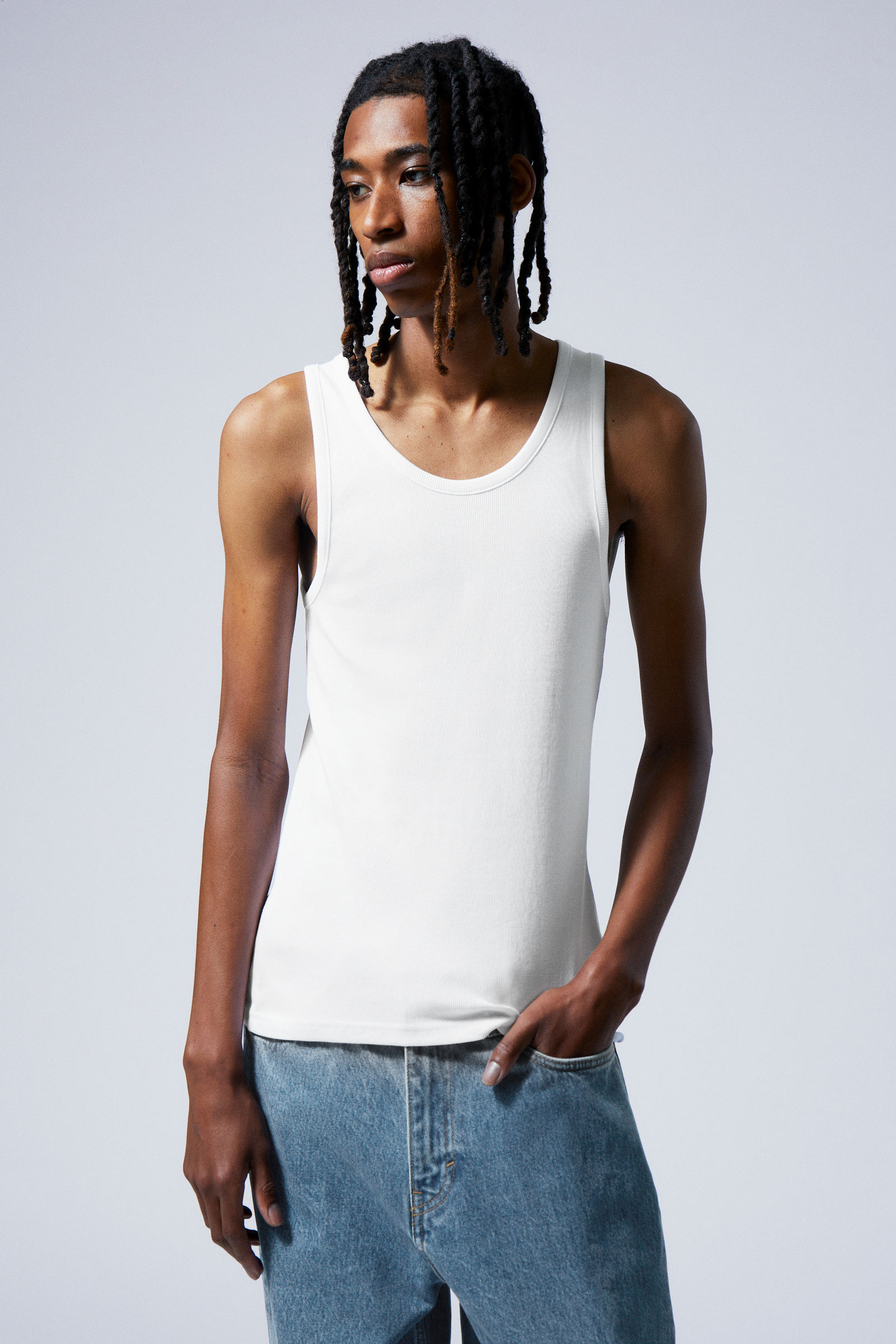 #FFFFFF - Standard Tank Top - 2