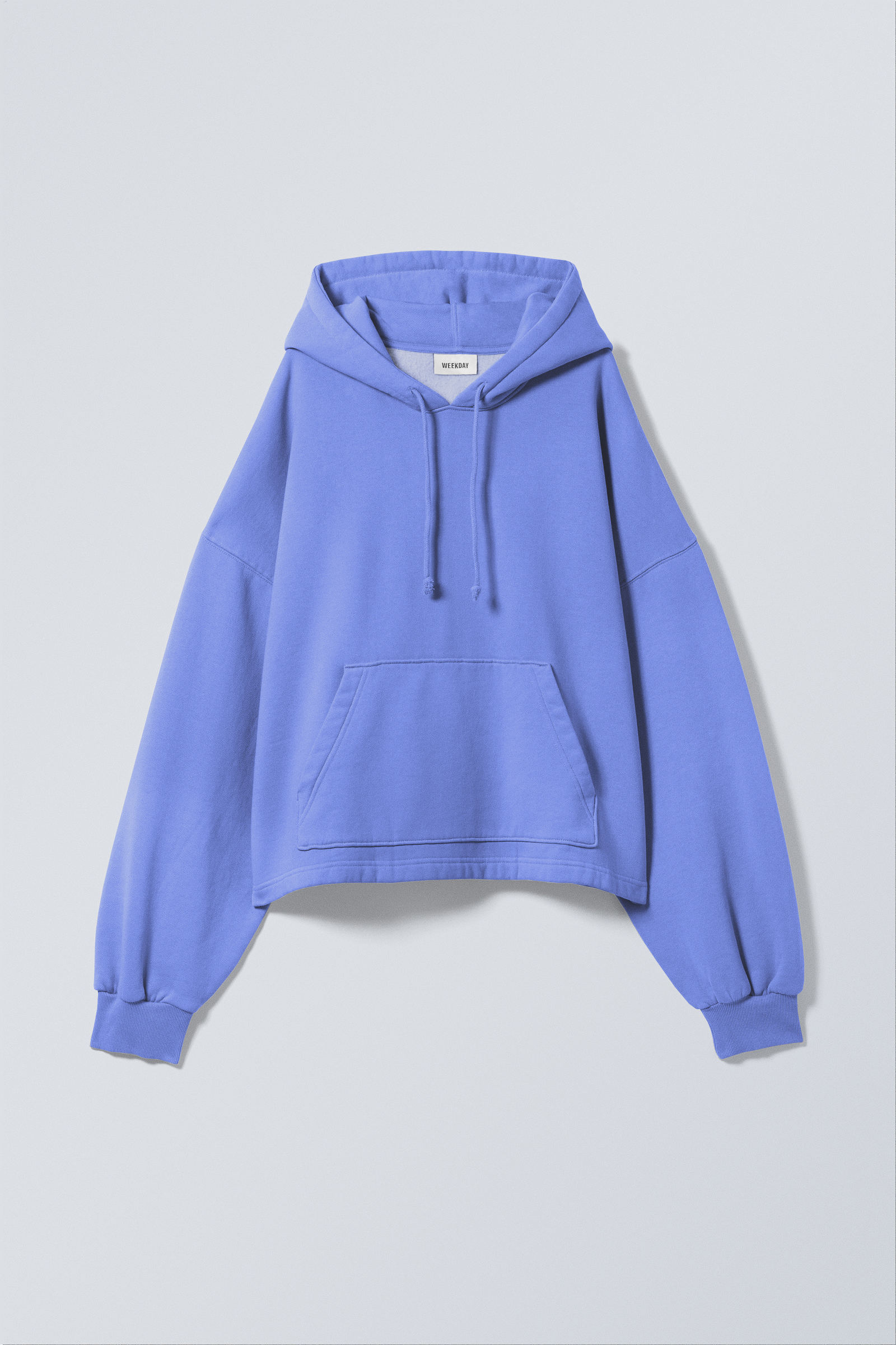 Bright Blue - Square Oversized Heavyweight Hoodie - 3