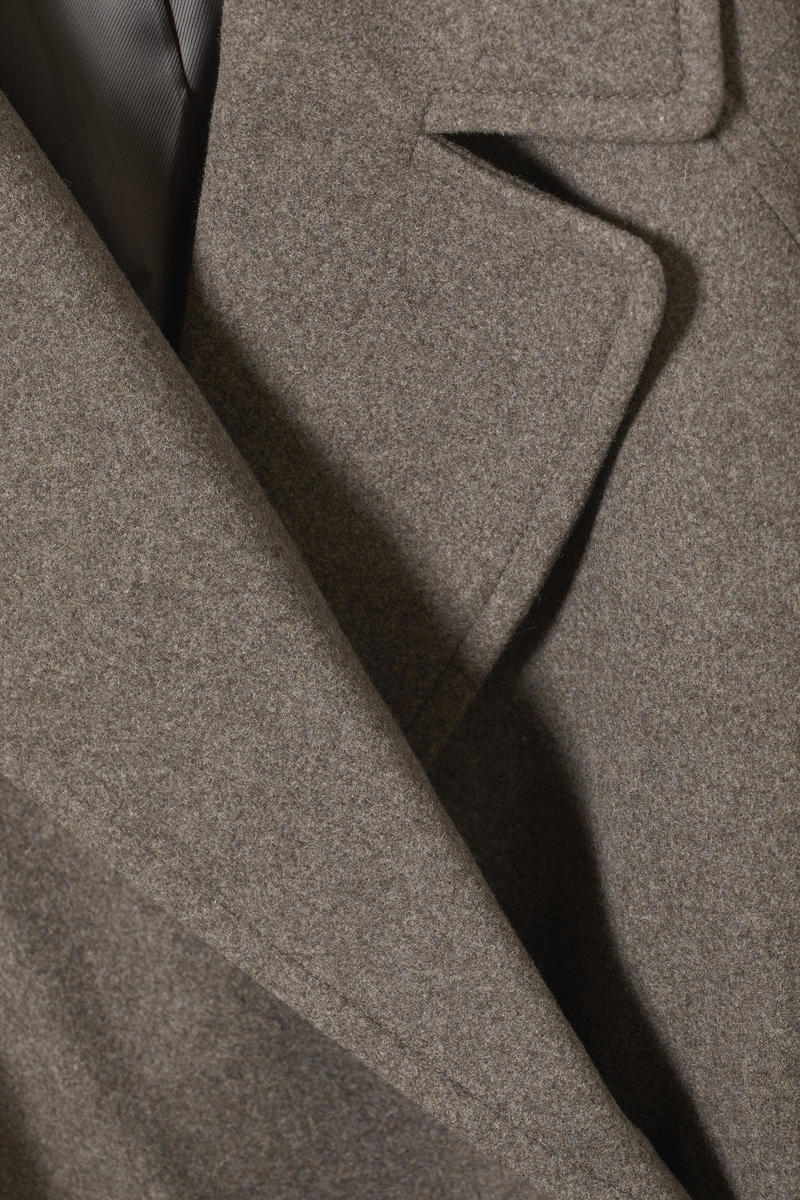 kia oversized wool blend coat - Taupe | Weekday EU