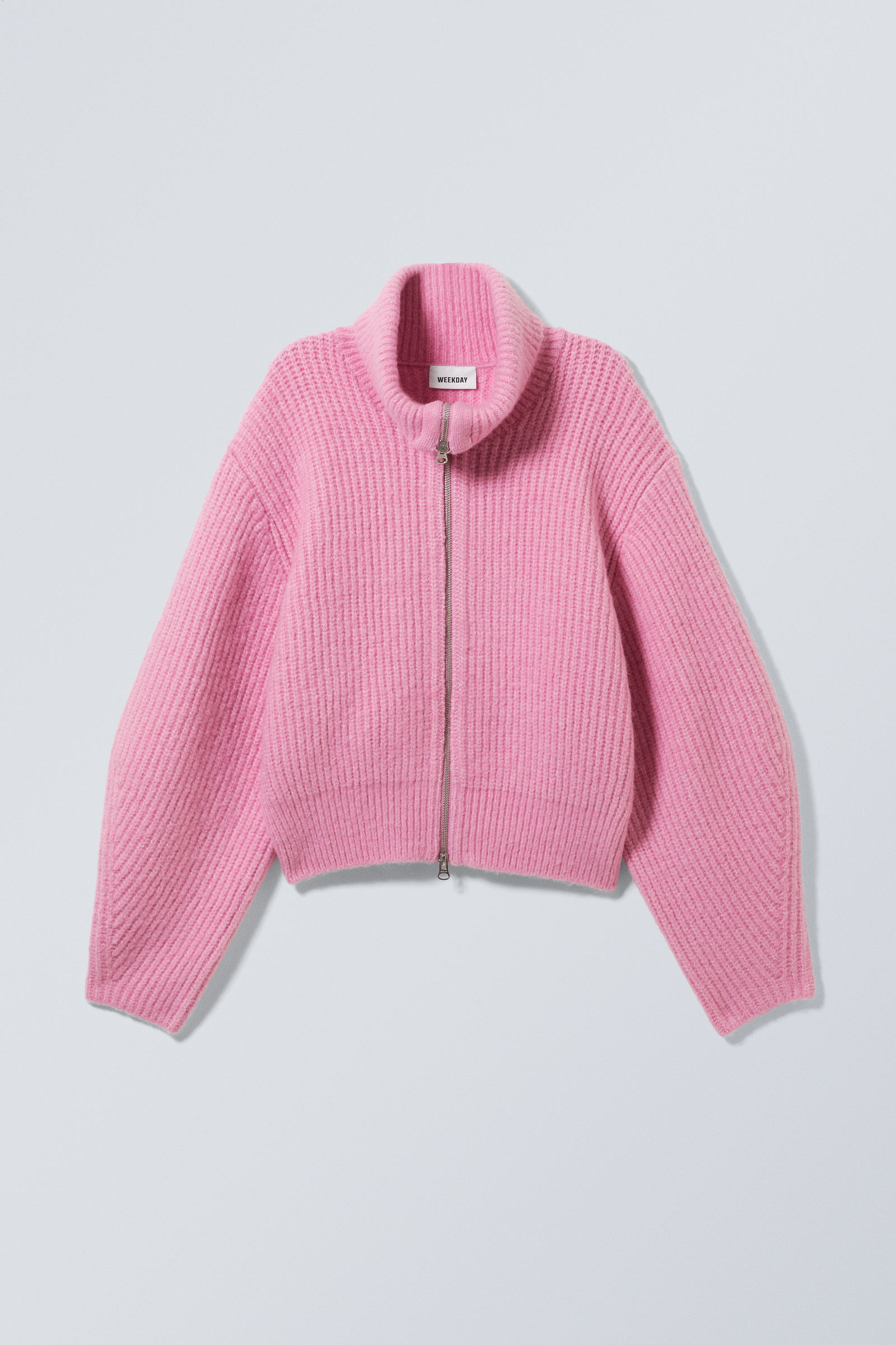 bea zip cardigan - Light Pink | Weekday DK