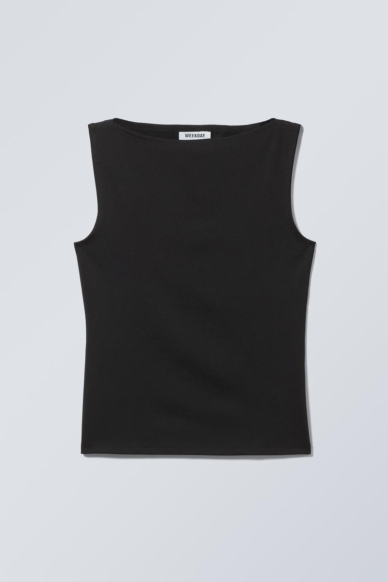 Annie Boatneck Sleeveless top