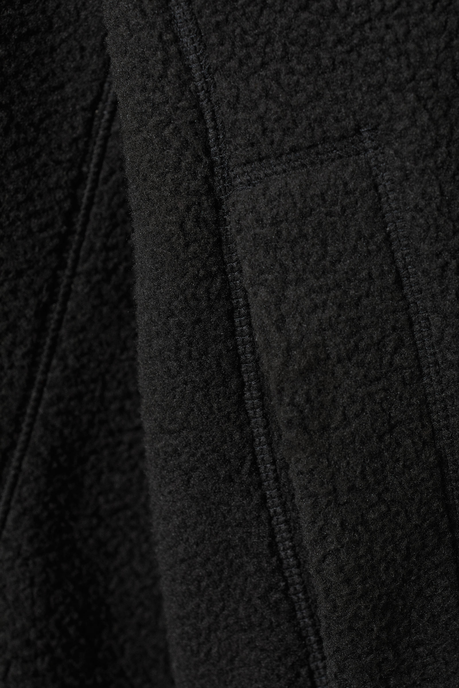 Black - Oliver Zip Fleece Jacket - 3