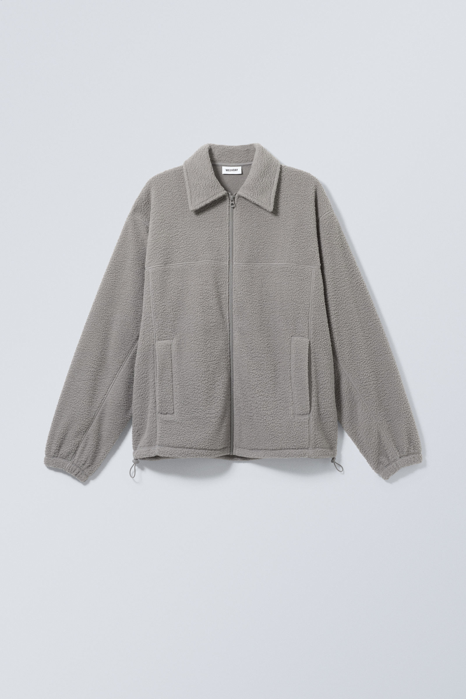 Grey - Oliver Zip Fleece Jacket - 4
