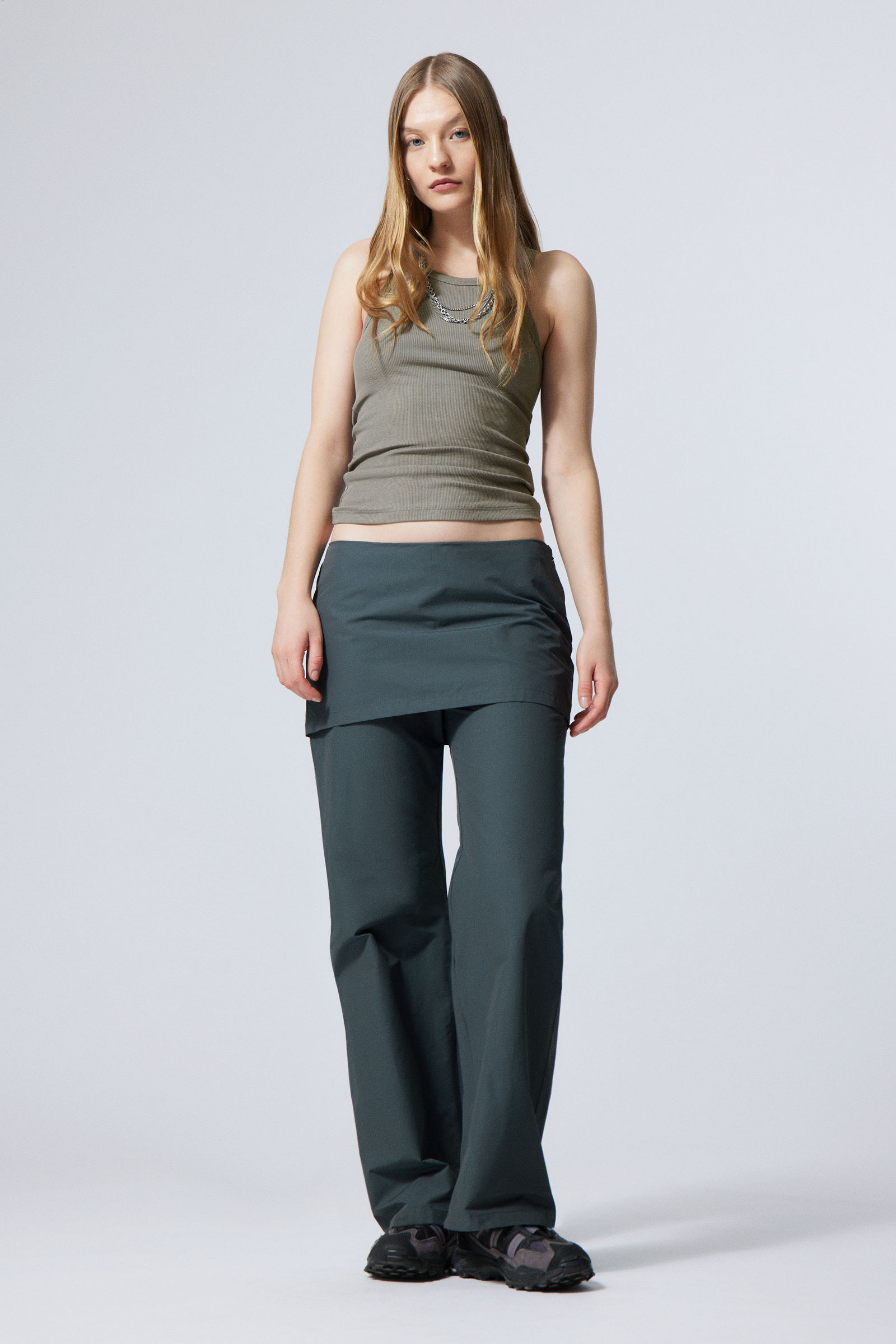 #45464A - Alia Skirt Trousers - 1