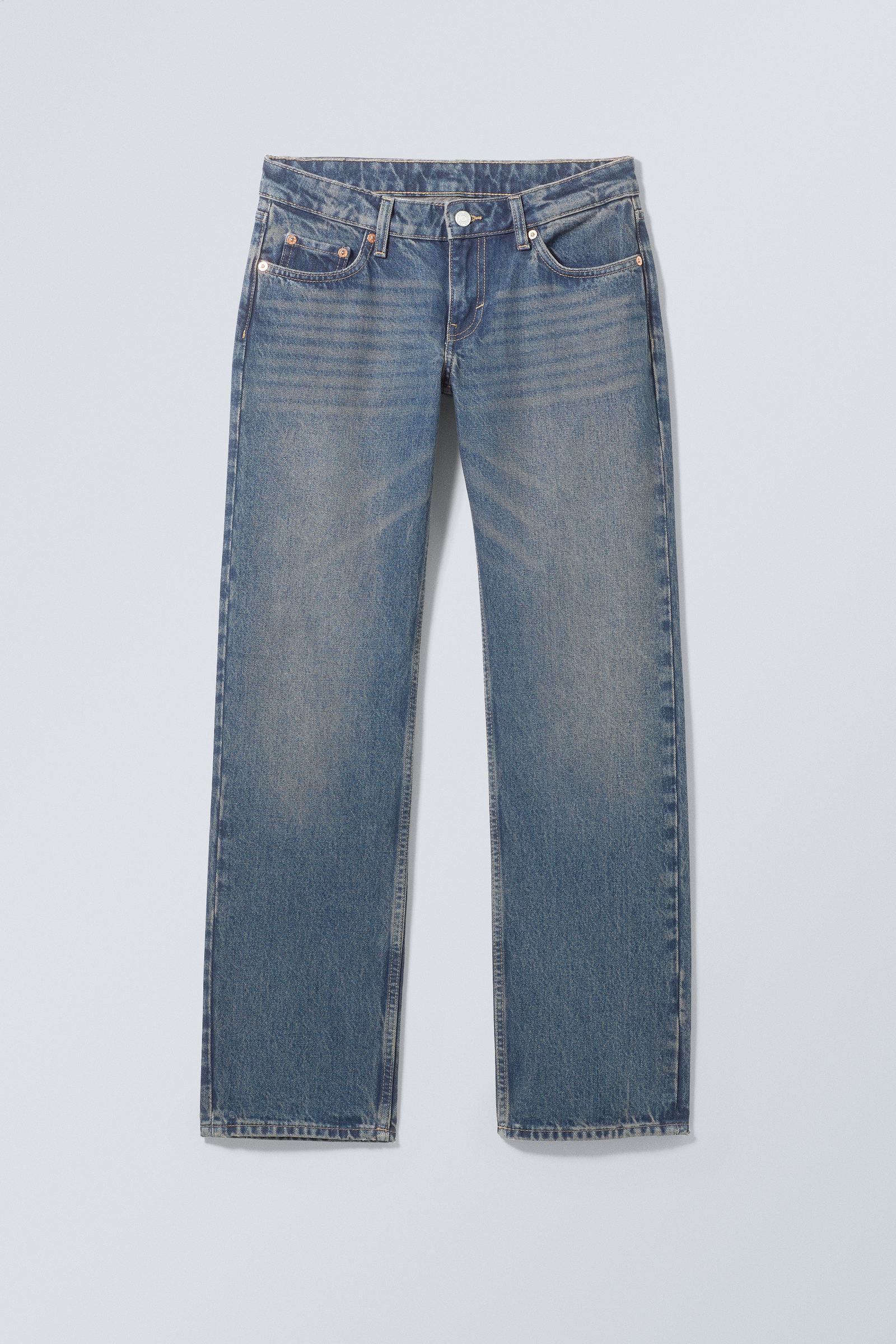 #0000FF - Arrow Low Straight Jeans - 1