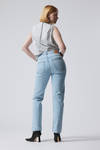 Moise Blue - Rowe Extra High Straight Jeans - 4