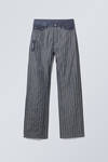 Dark Blue - Unifrom™ + Weekday Limited Edition Stripe Jeans - 12