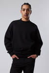 Black - Relaxed Heavyweight Sweatshirt - 0