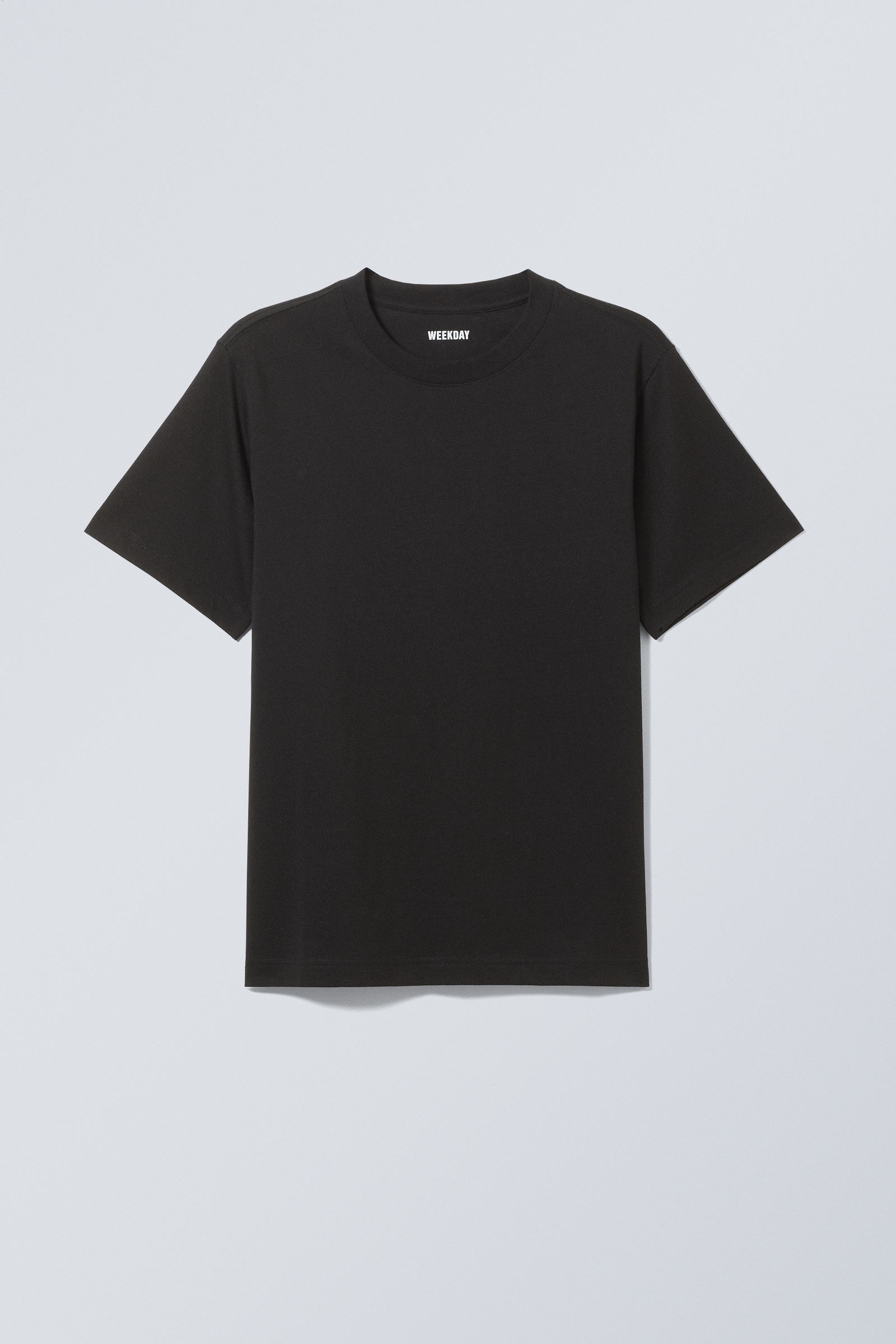 Black - Short Boxy Heavyweight T-shirt - 2