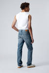 Iron Blue - Mellanblå - Klean Regular Straight Leg Jeans - 4