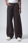 Tuned Black - Black - Astro Loose Baggy Leg Jeans - 1