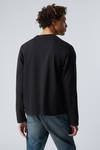 Black - Great Boxy Long Sleeve T-shirt - 2