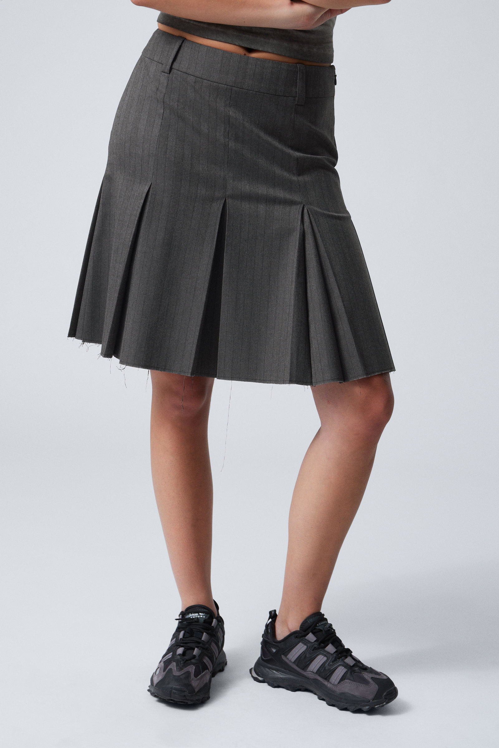 pleated midi skirt Black Weekday WW