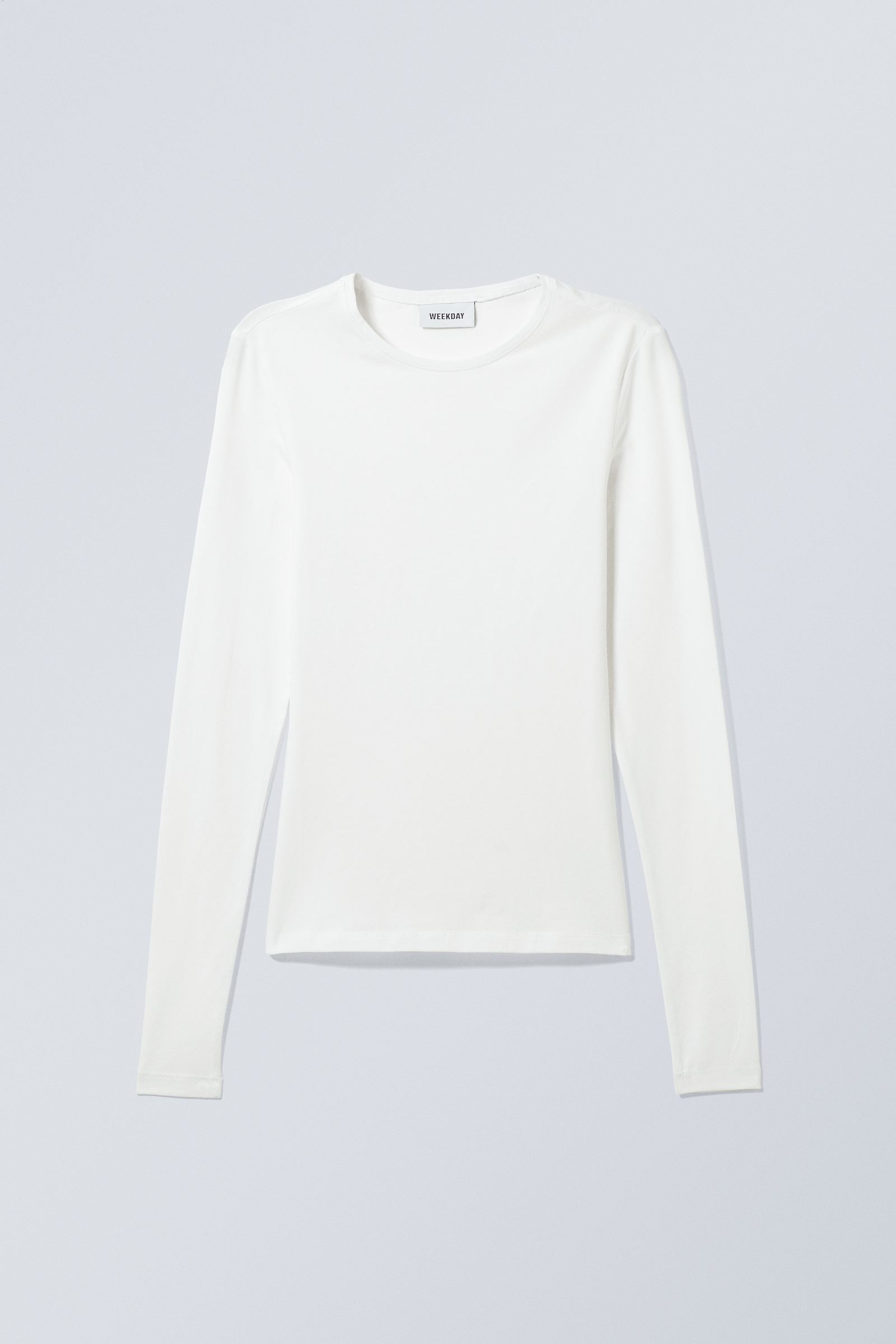 White - Slim Fitted Long Sleeve - 3