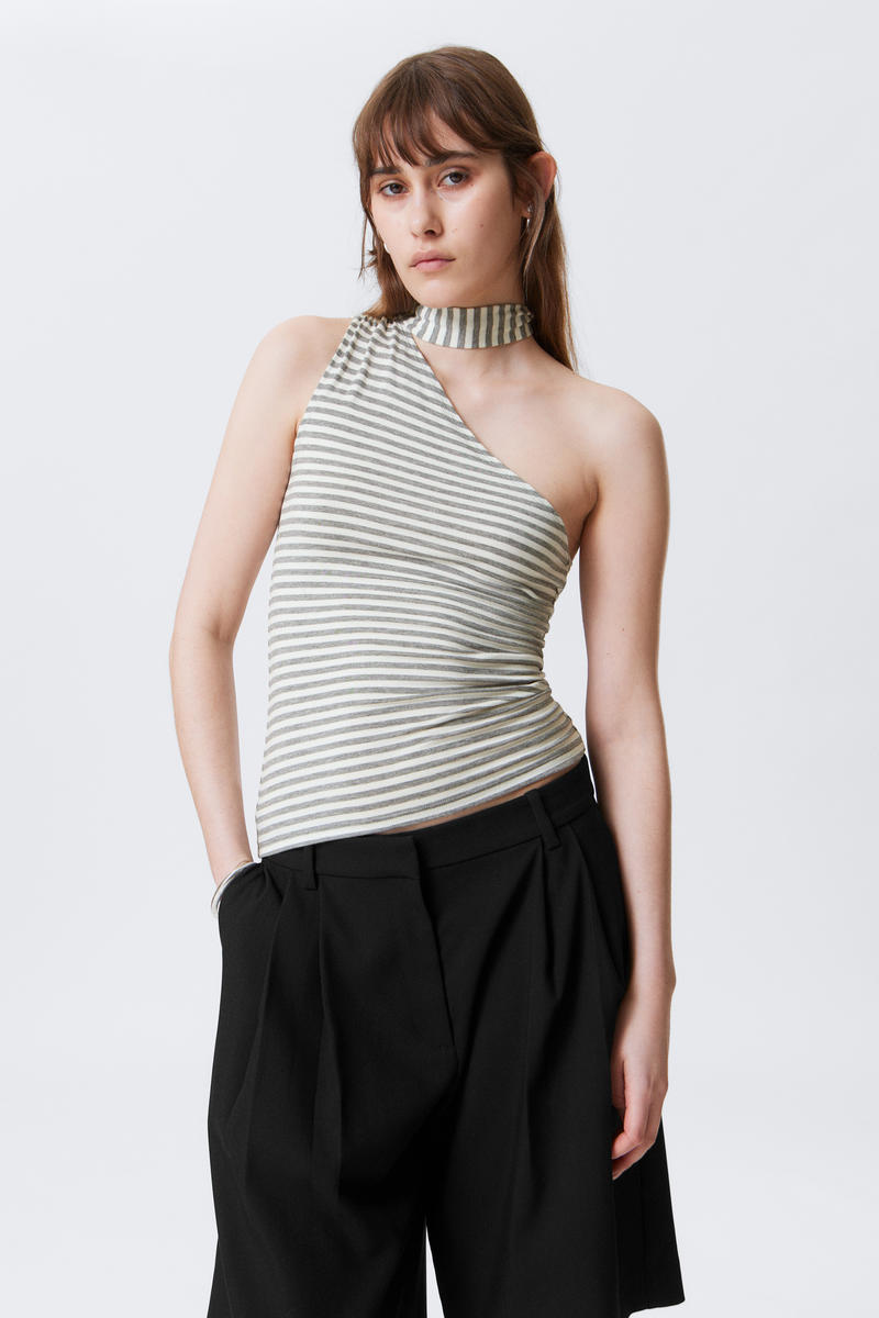 Weekday Lyocell One-shoulder Tie Top