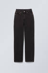 Tuned Black - Black - Resolute Curve High Waisted Regular Straight Jeans - 2