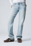 Aeon Blue - Light Blue - Arrow Low Rise Regular Straight Leg Jeans - 1