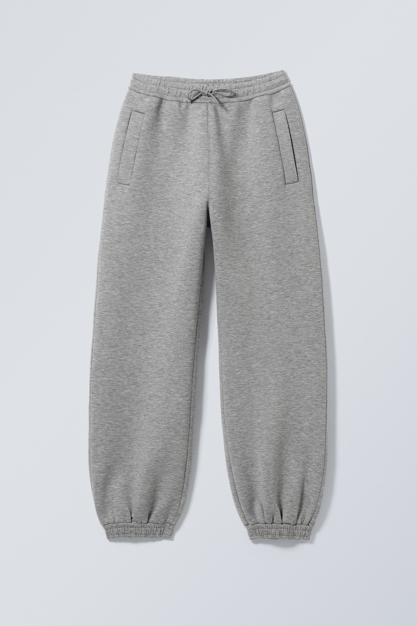 Grey Melange - Simon Scuba Sweatpants - 2