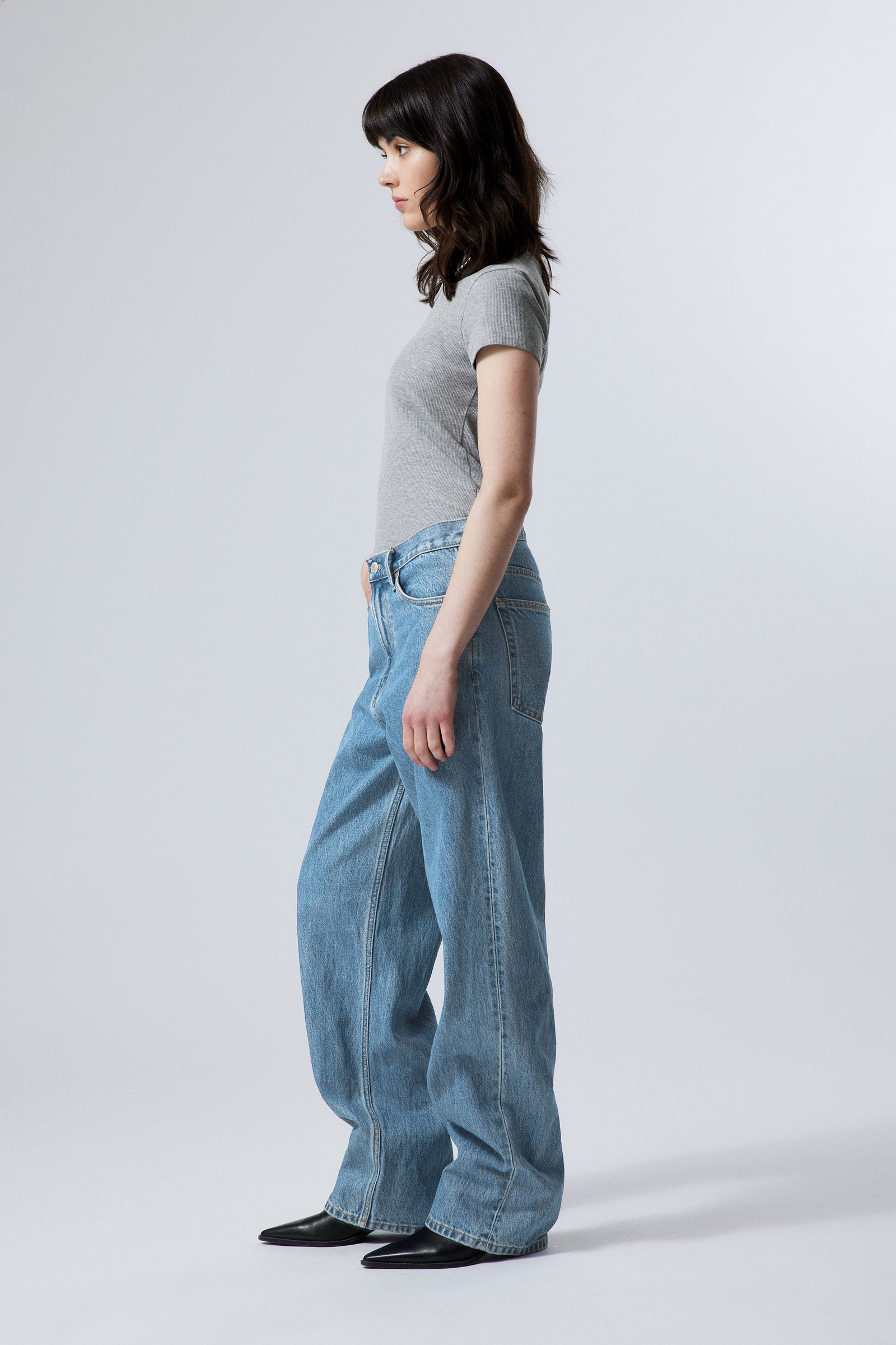 Galaxy Loose Straight Jeans - 90s blue - Weekday