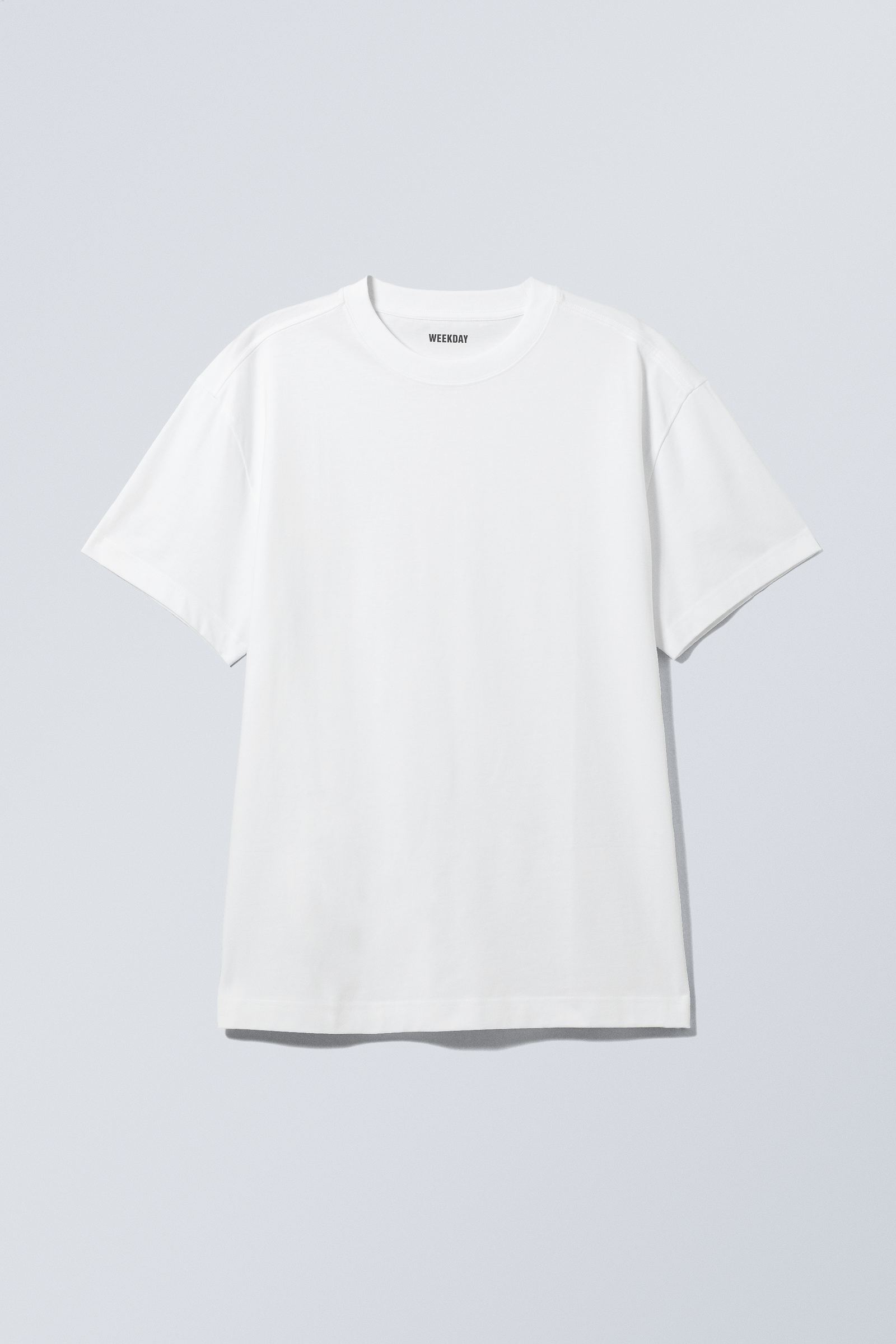 oversized heavyweight t-shirt - White | Weekday DK