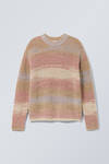 Beige Stripes - Daniel Wool Blend Sweater - 1