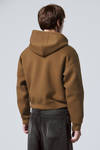 Brown - Simon Scuba Zip Hoodie - 3