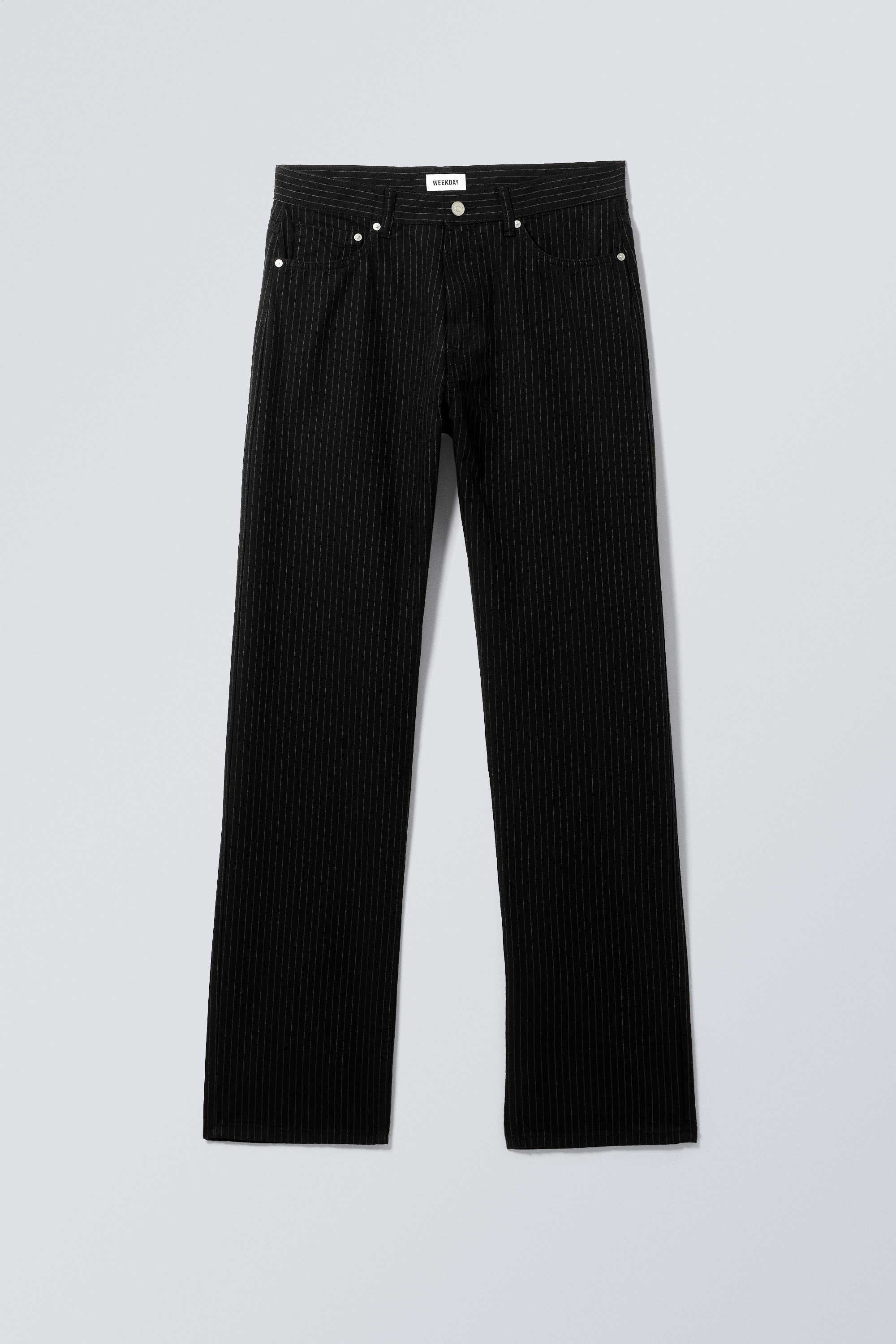 STRAIGHT TROUSERS ブラック 1dc288e0fe177a3bd6ad342aea1df9