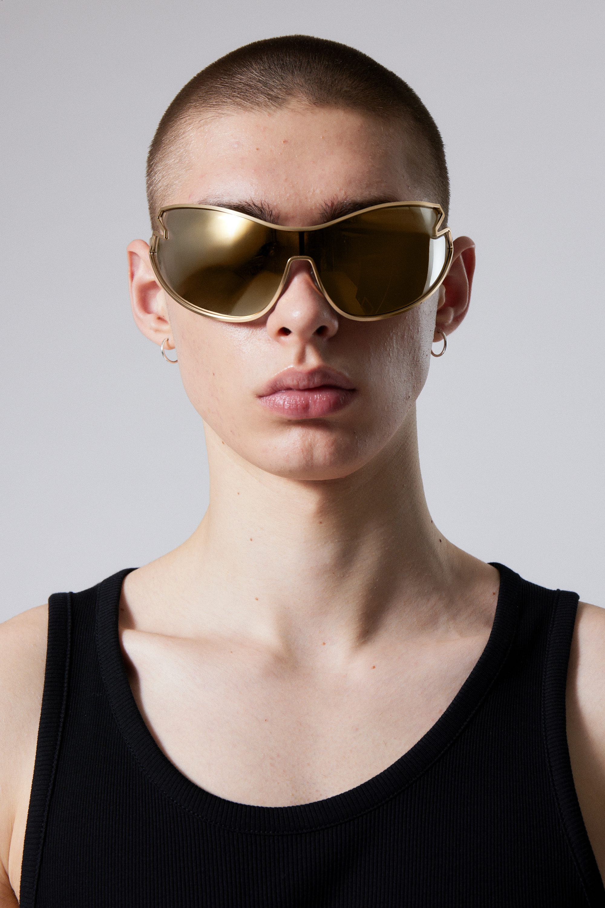 fly sunglasses - Golden | Weekday DK