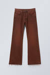 Rusty Red - Time Loose Bootcut Jeans - 4