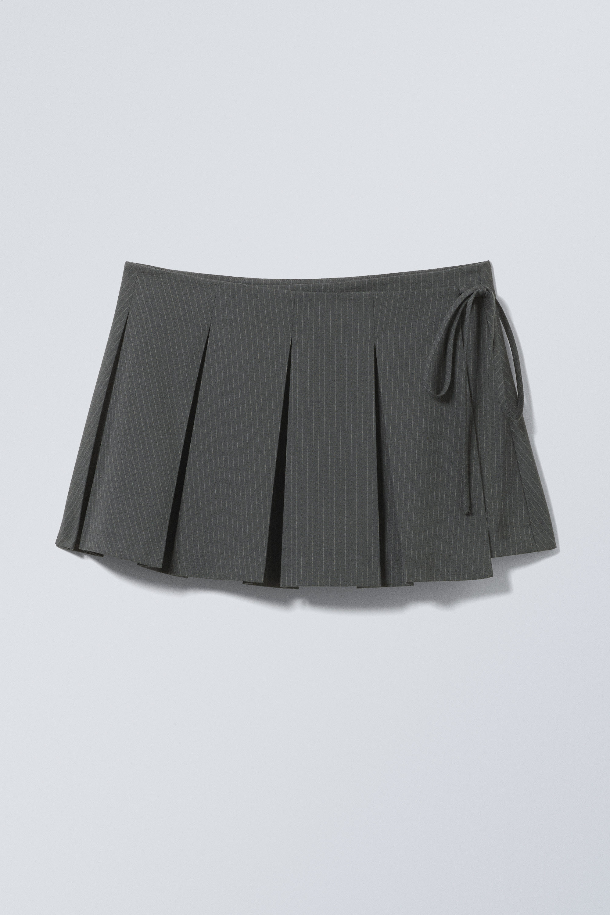 【NONCODE】Couch under pleated skirt Pleated poplin wrap-around skirt Woman, Black | TWINSET Milano