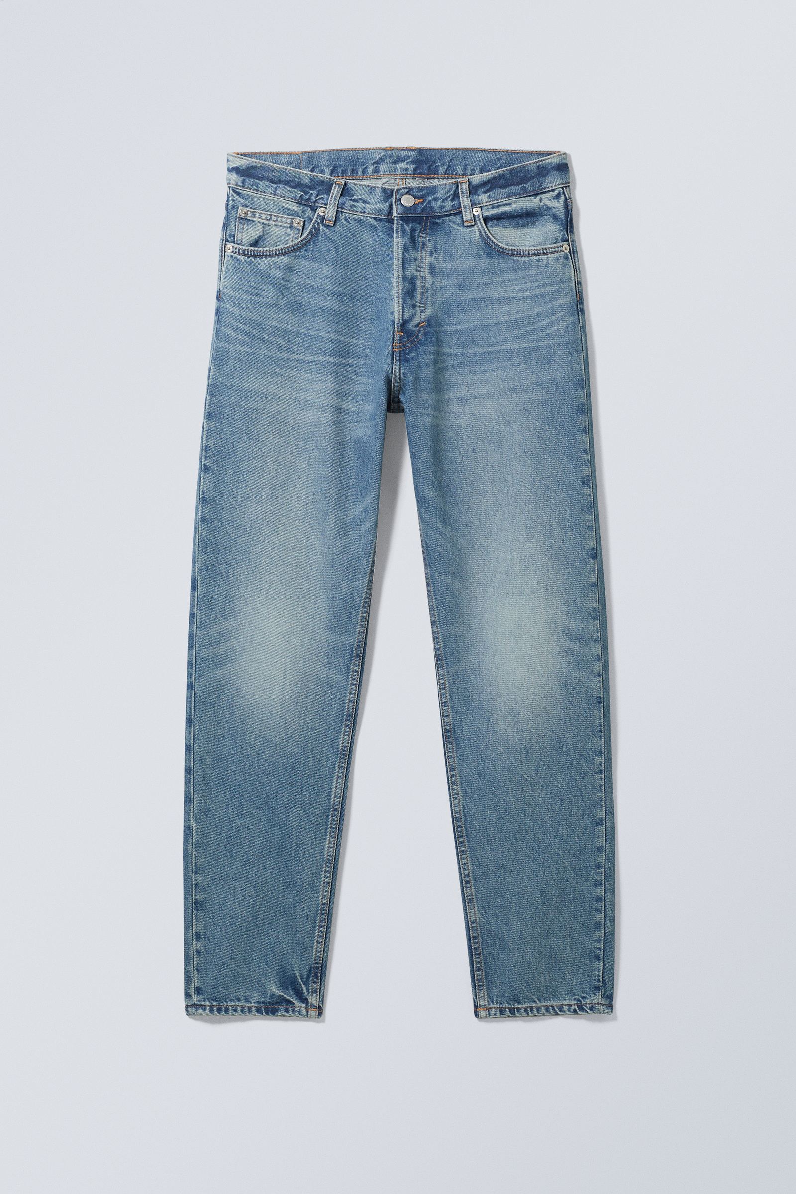 #0000FF - Barrel Relaxed Tapered Jeans - 1