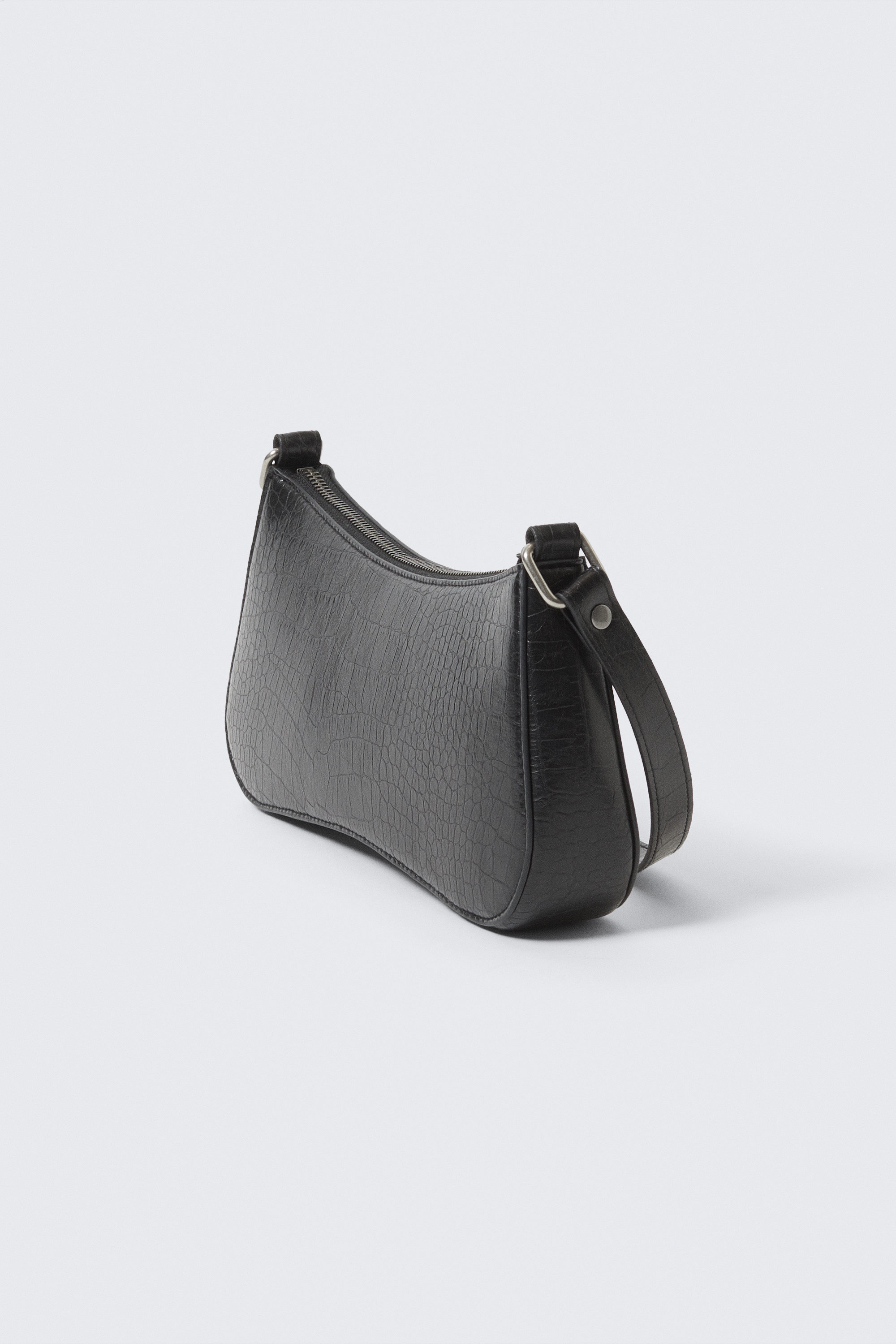 studded faux leather shoulder bag - Black | Monki WW