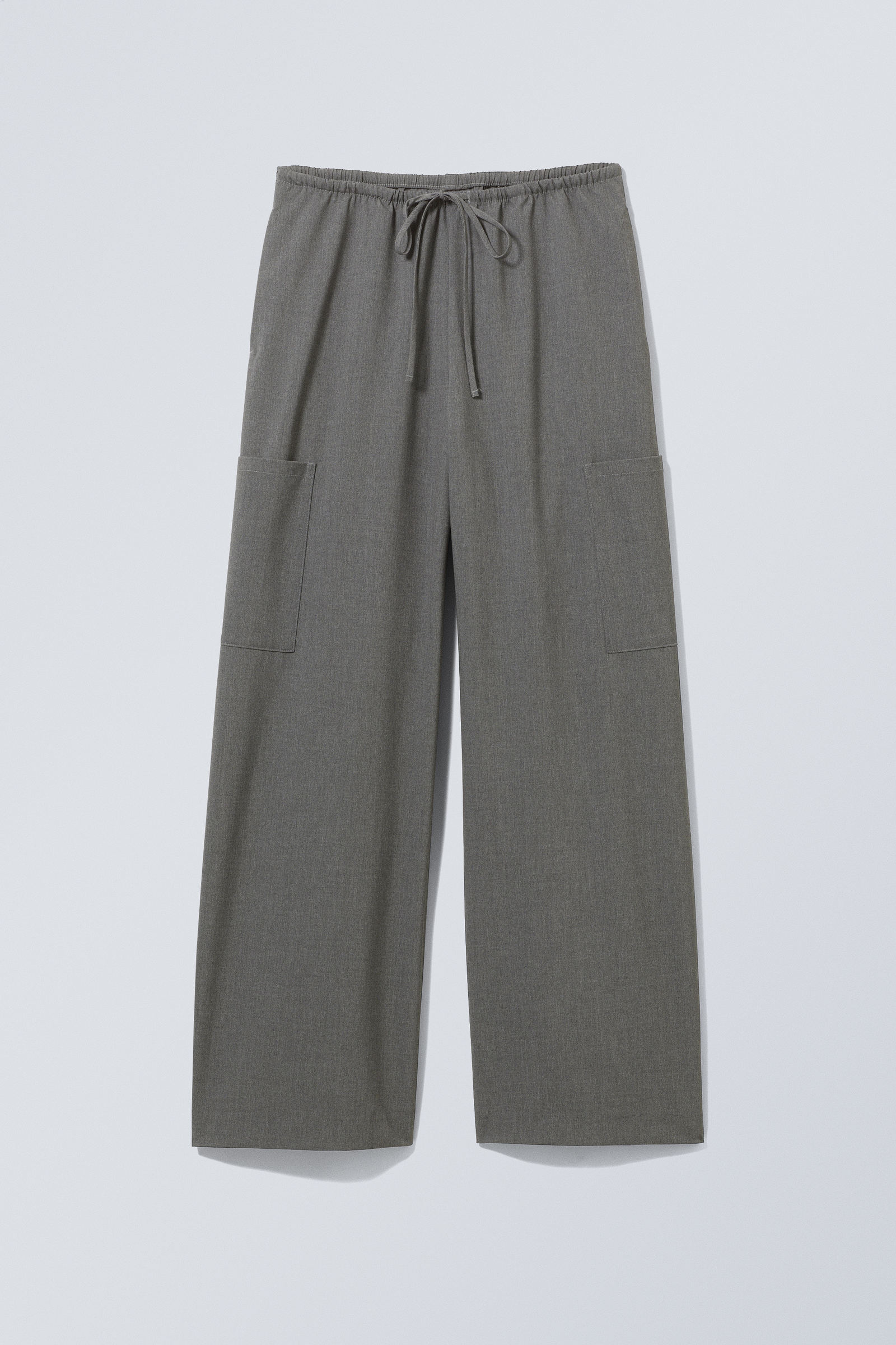 #48474B - Adisa Suiting Cargo Trousers - 1