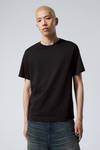 Black - Short Boxy Heavyweight T-shirt - 0