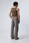 Clay Grey - Grey - Galaxy Loose Straight Leg Jeans - 6