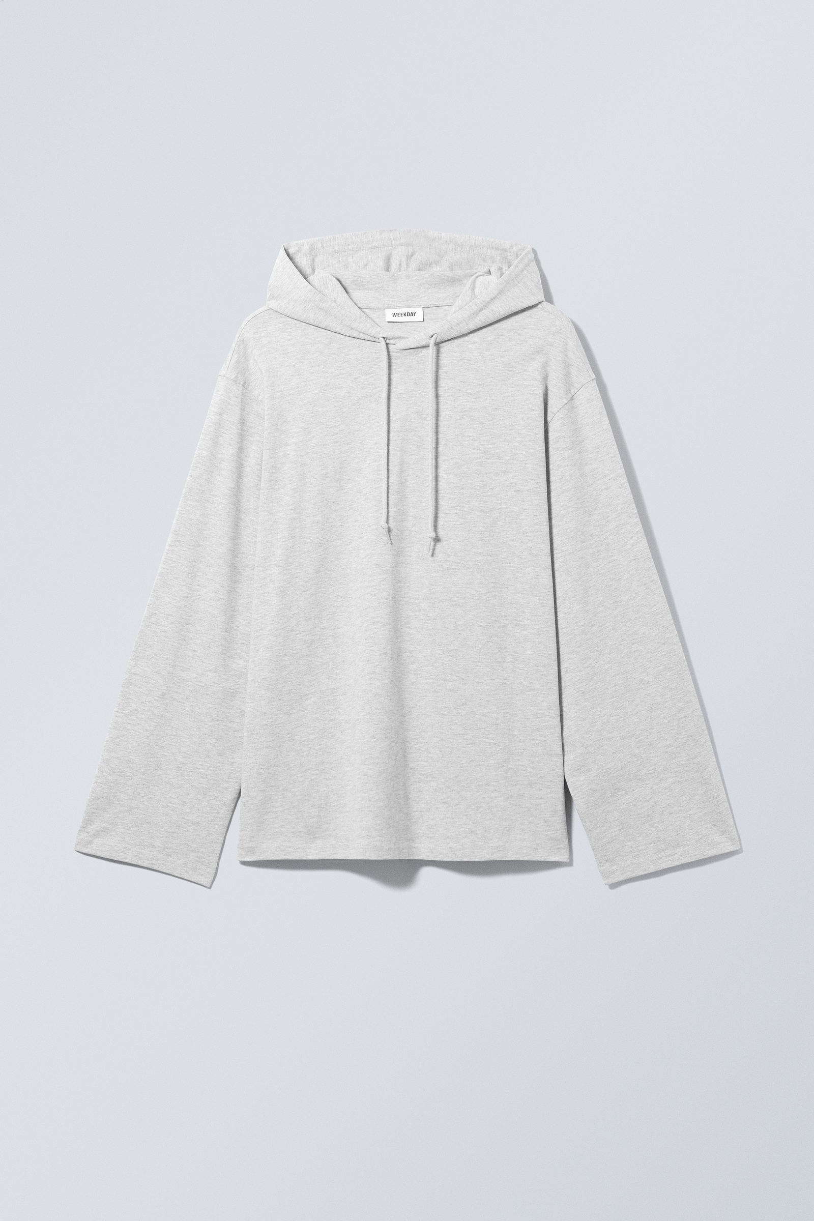 Light Grey - Oversized Hooded Long Sleeve - 0