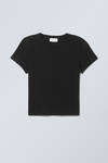 Black - Tight Fitted T-shirt - 3